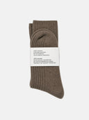 CASHMERE BROWN SOCKS