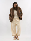 BROWN WOOL JACKET