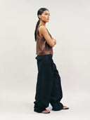 BROWN LEATHER JERSEY