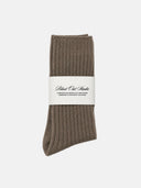 CASHMERE BROWN SOCKS