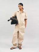 BEIGE SAFARI OVERALL - Blastout
