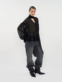 BLACK BLOUSE - Blastout