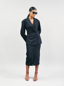 BLACK CLASSIC SKIRT - Blastout