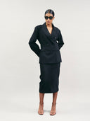 BLACK CLASSIC SKIRT - Blastout
