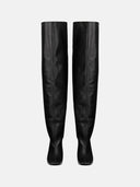 BLACK LEATHER BOOTS - Blastout