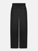 BLACK VISCOSE PANTS - Blastout