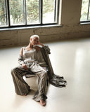 STRIPED GRAY PANTS