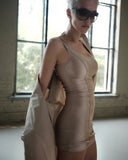 NUDE BODYCON DRESS