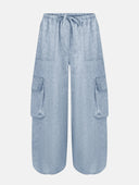 BLUE CARGO PANTS - Blastout