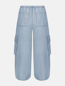 BLUE CARGO PANTS - Blastout
