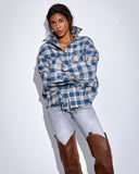BLUE PLAID SHIRT - Blastout