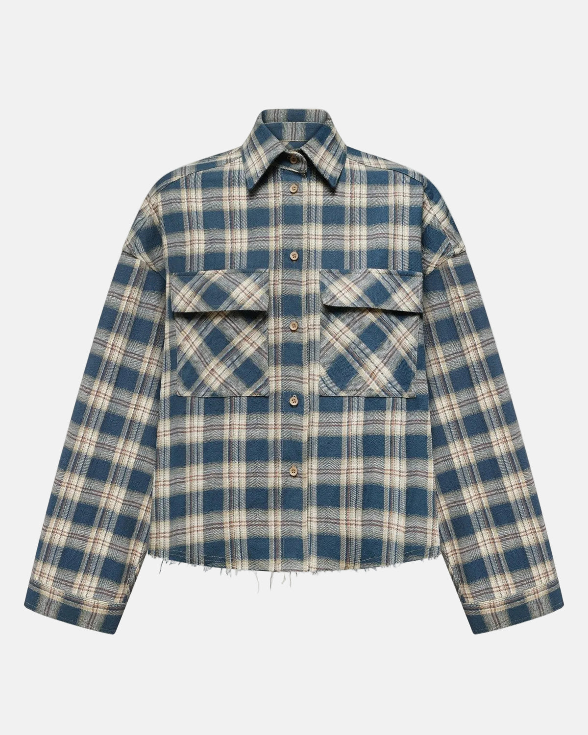 BLUE PLAID SHIRT - Blastout