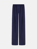 BLUE VISCOSE PANTS - Blastout