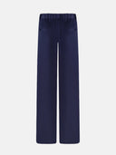 BLUE VISCOSE PANTS - Blastout