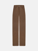 BROWN DENIM JEANS - Blastout