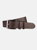 BROWN LEATHER BELT - Blastout