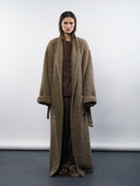 BROWN ROBE COAT - Blastout