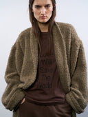 BROWN ROBE COAT - Blastout