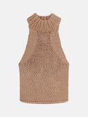 ELONGATED BEIGE TOP - Blastout