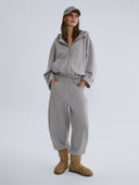 GRAY MELANGE PANTS - Blastout