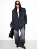 GRAY PEACOAT - Blastout