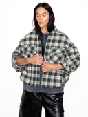 GRAY PLAID SHIRT - Blastout