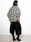 GRAY PLAID SHIRT - Blastout