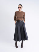 GRAY SKIRT PANTS - Blastout