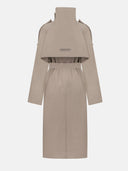 KHAKI COTTON TRENCH - Blastout