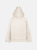 MILK BOUCLE HOODIE - Blastout