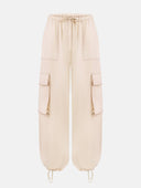 MILK DENIM CARGO PANTS - Blastout
