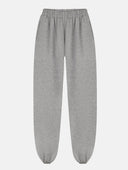 NEW GRAY MELANGE JOGGERS - Blastout