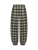 PLAID BAGGY PANTS - Blastout