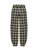 PLAID BAGGY PANTS - Blastout