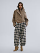 PLAID BAGGY PANTS - Blastout