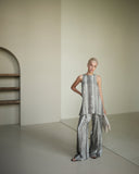 STRIPED GRAY PANTS - Blastout