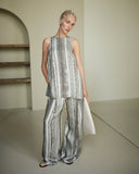 STRIPED GRAY PANTS - Blastout