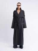 STRIPED TRENCH COAT - Blastout