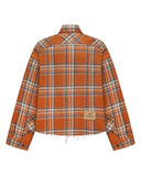 TERRACOTTA PLAID SHIRT - Blastout