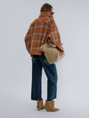 TERRACOTTA PLAID SHIRT - Blastout