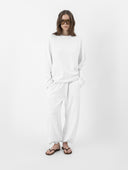 WHITE JOGGERS - Blastout