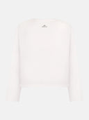 WHITE MONOCHROME SHORE LONGSLEEVE - Blastout